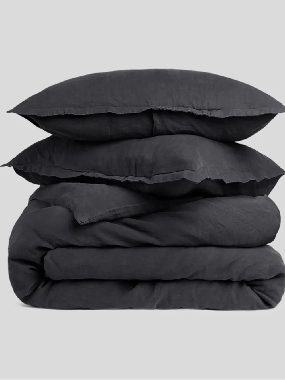 Parachute Charcoal Linen Duvet Cover Set - Neutral Bedding